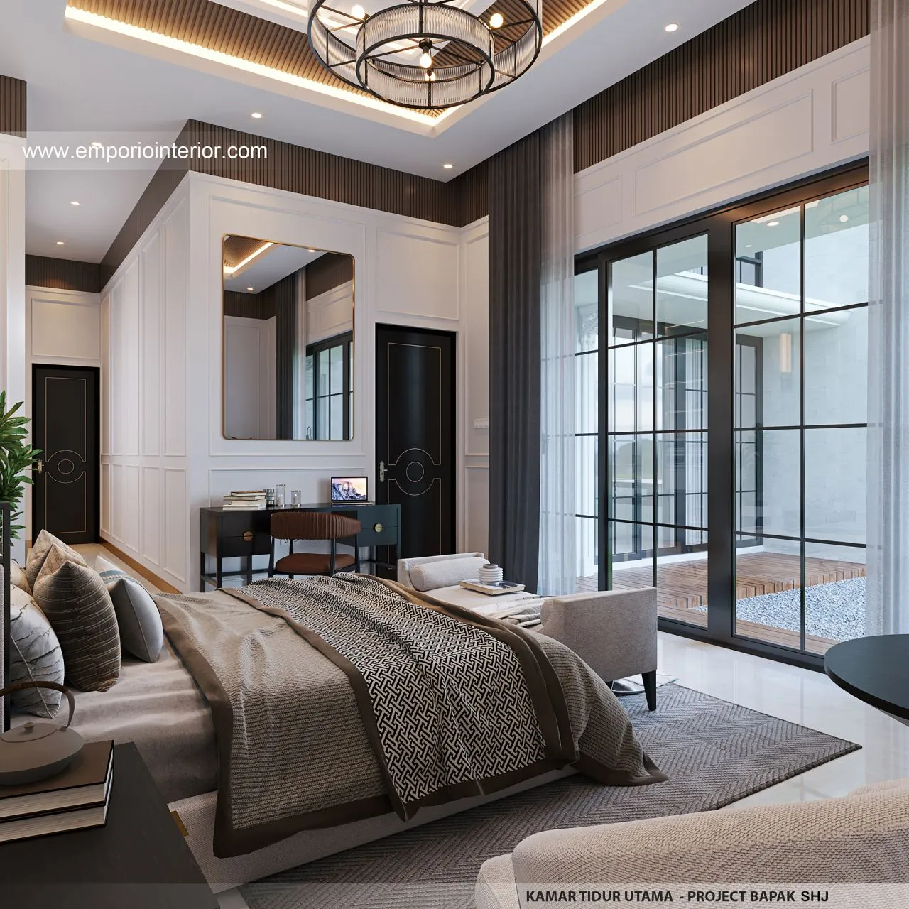 Master Bedroom dengan Pencahayaan Alami